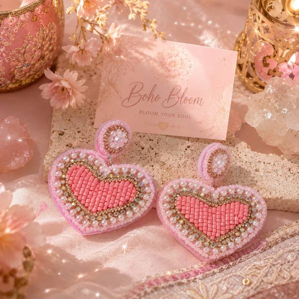 Sweetheart bloom earrings