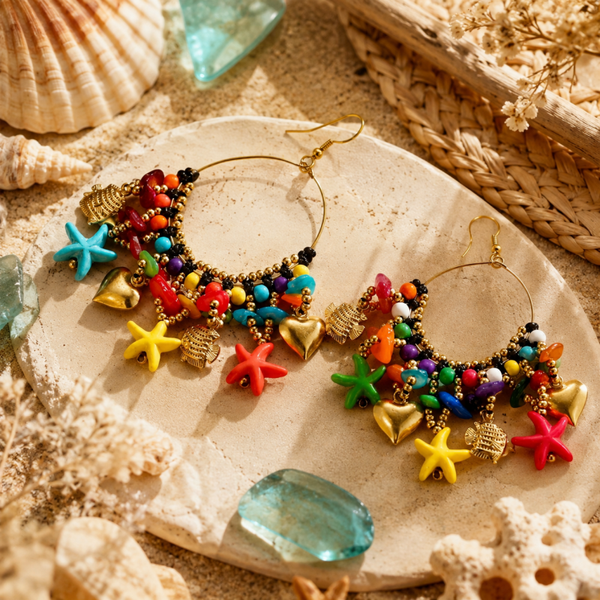 Beach Bazaar Earrings 💕
