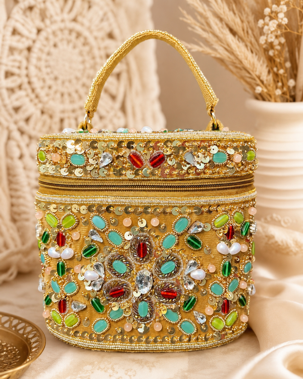 Jewel vanity Gold