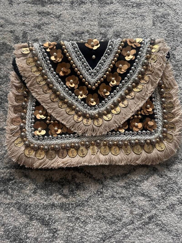 Golden Gypsy clutch