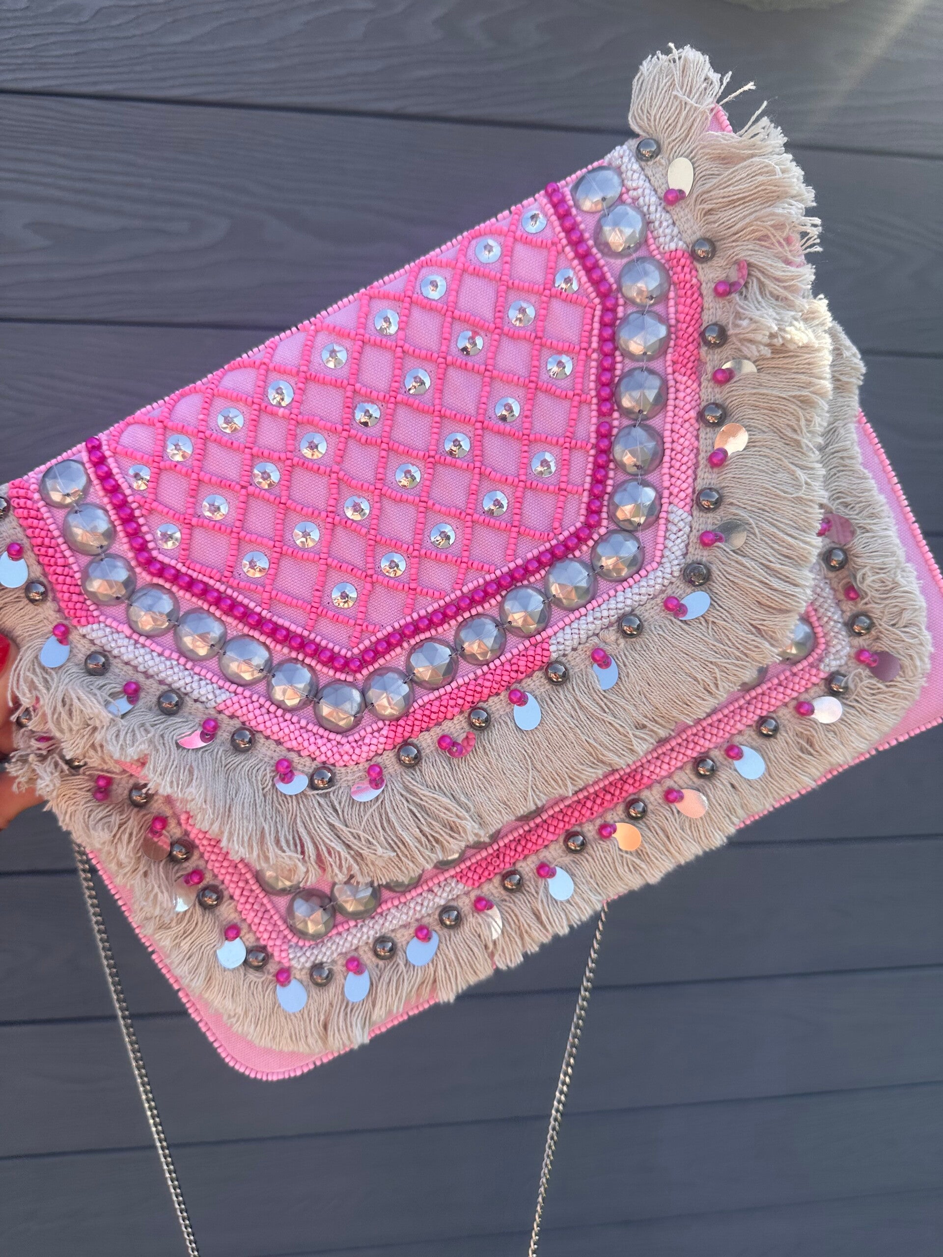 Pink Mirage Clutch