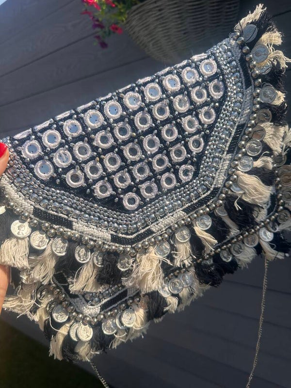 Midnight Coin Clutch