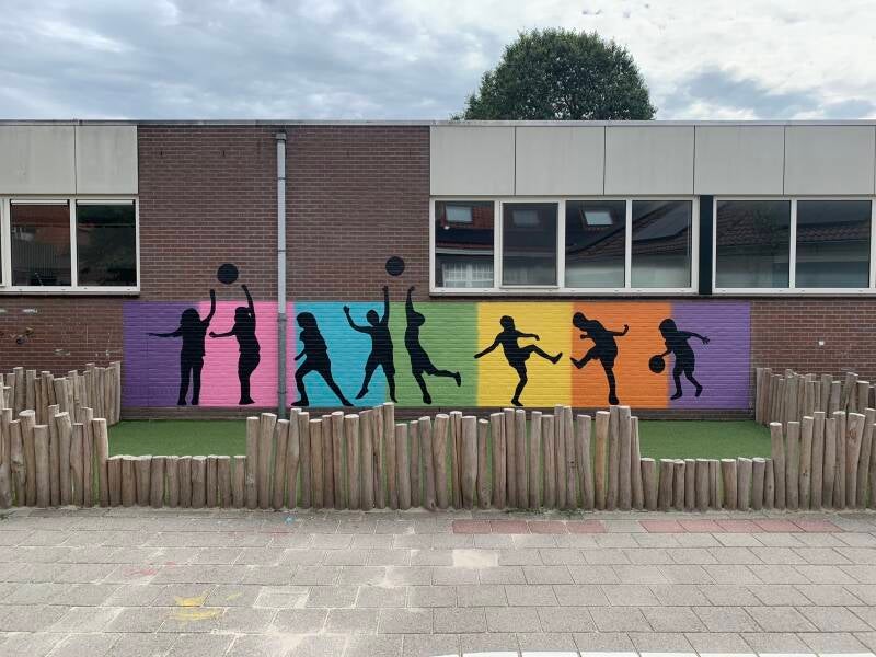 Muurschildering basisschool Venhorst Stichting GOO