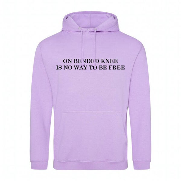 Hoodie LV 'On bended knee is no way to be free'