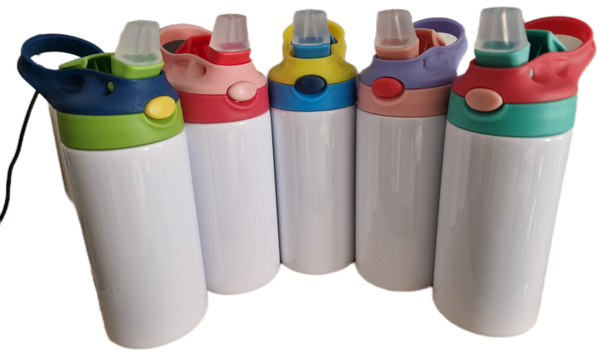 Kinder-Thermobecher mit Pop-Up-Schraub-Verschluss; ca. 360ml