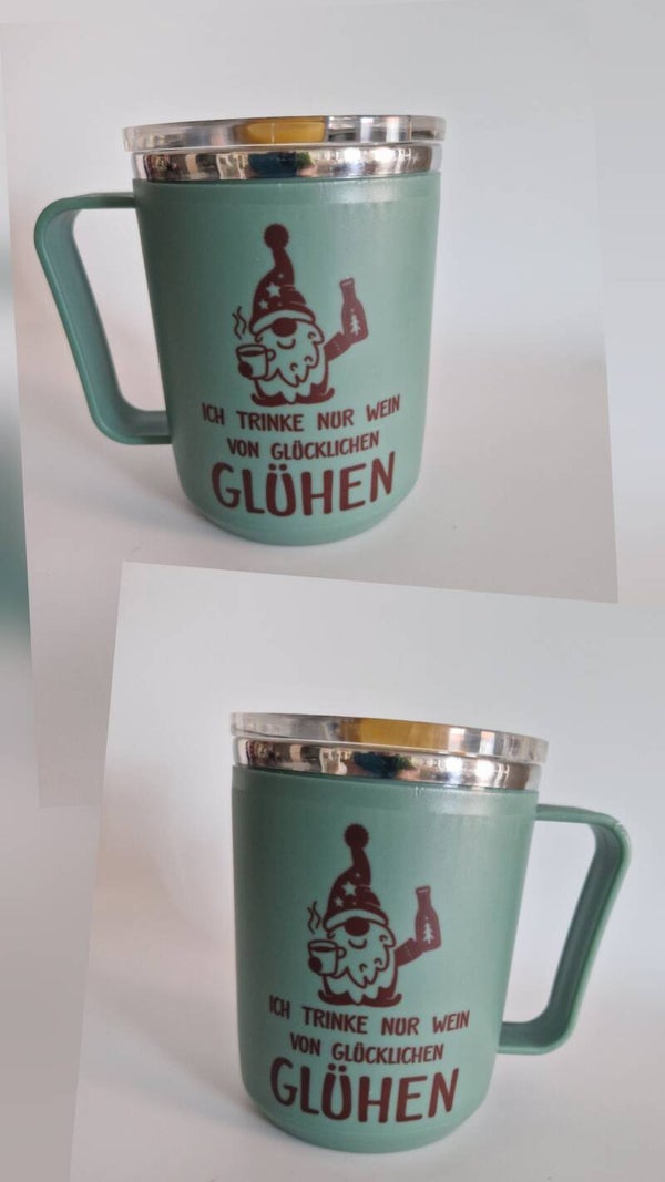 Thermo-Tasse ca. 360ml dunkelgrün