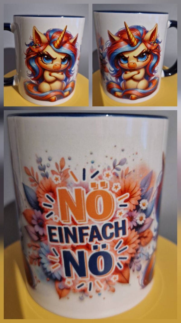 Tasse mit Spruch: Nö einfach Nö
