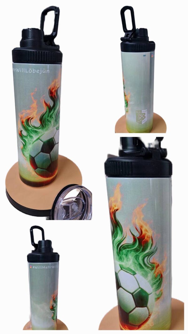 600 ml Tumbler mit 2 Deckeln und Strohhalm
