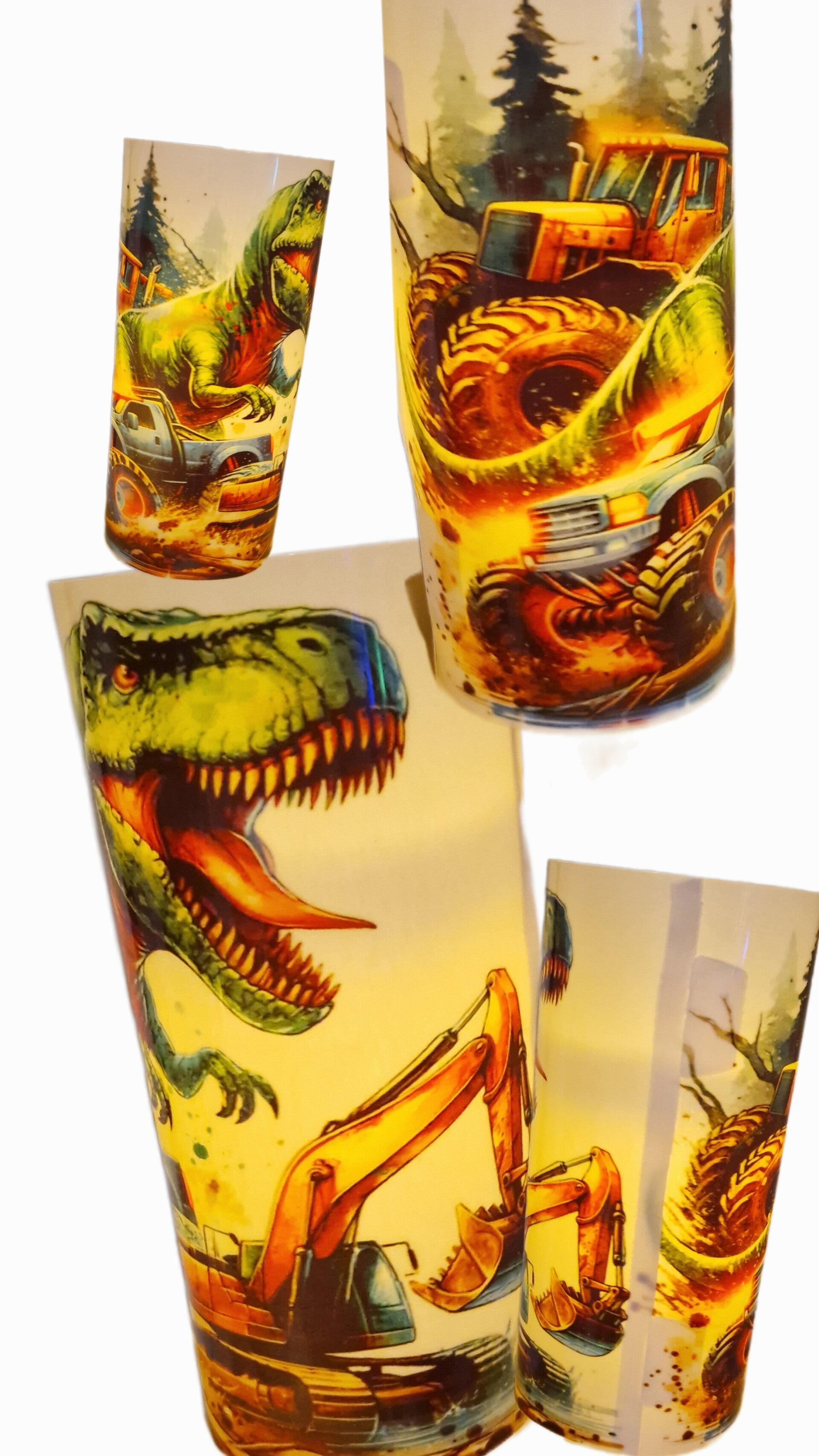 Kinderlampe mit LED-Kerze, personalisierbar