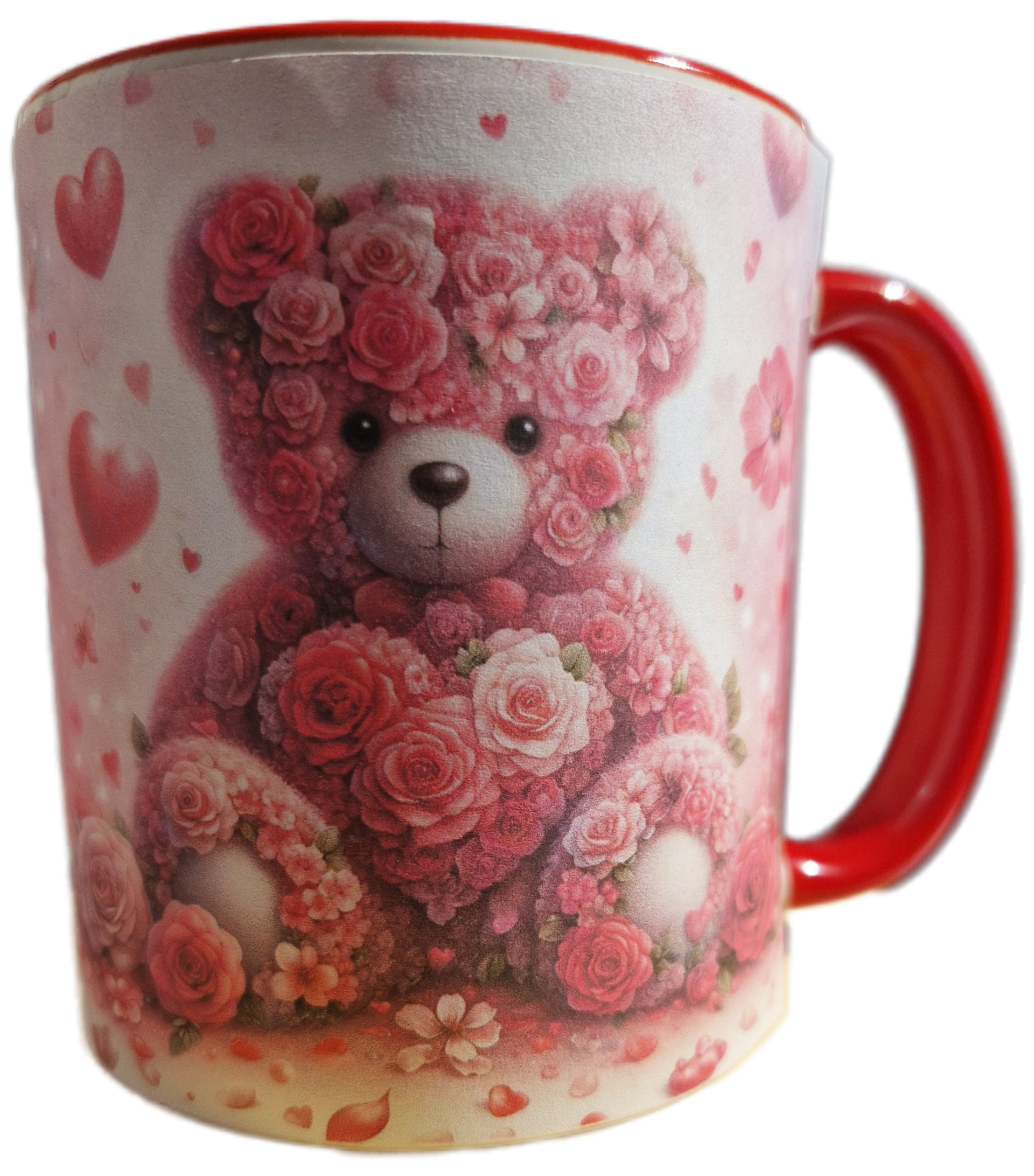 Tasse Blumenteddy Valentinstag