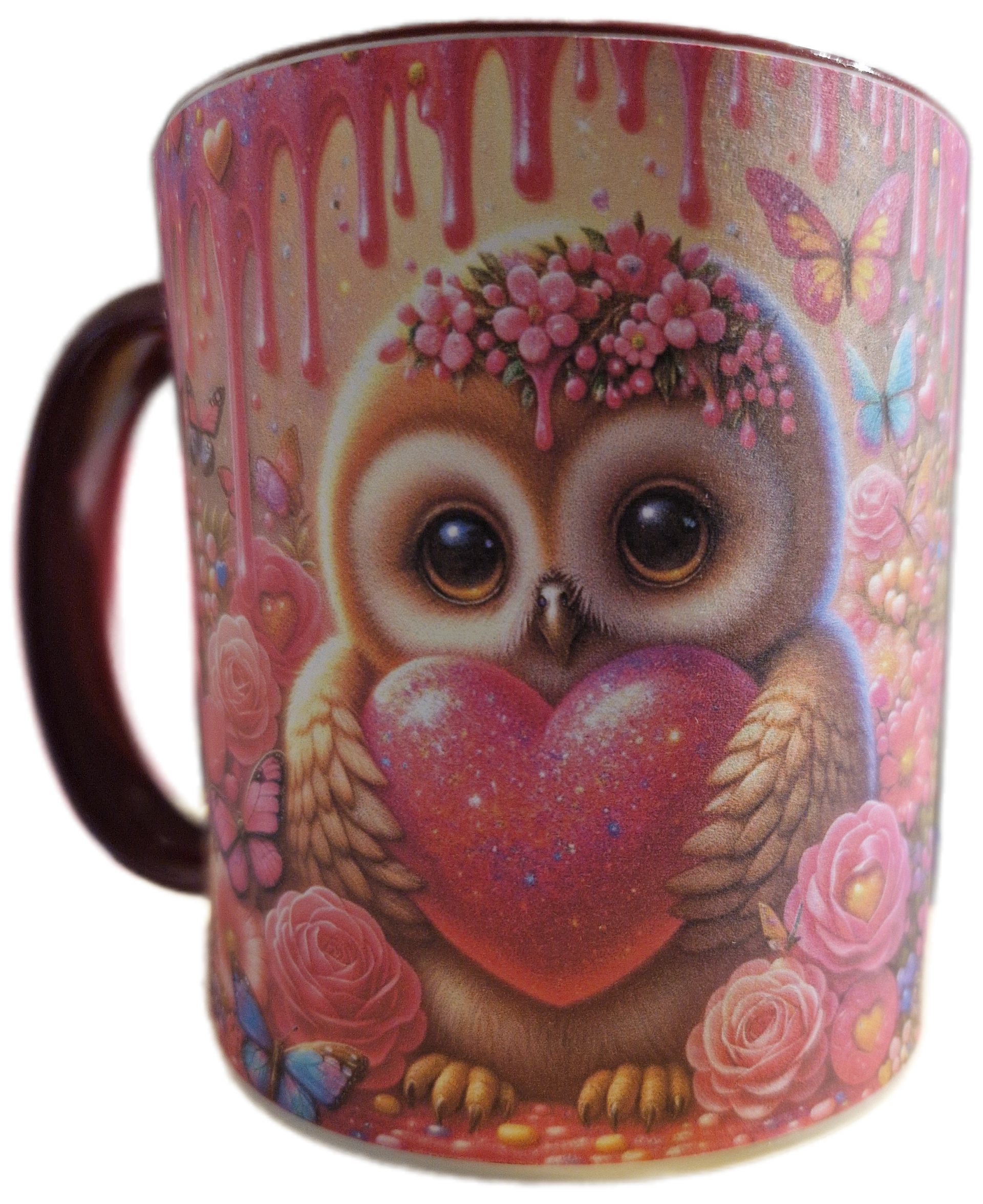 Tasse Eule zum Valentinstag