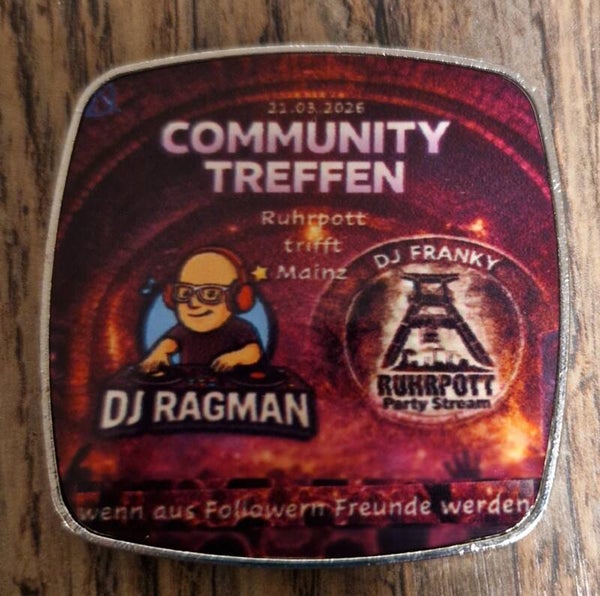 Kühlschrankmagnet zum Commtreffen 21.03.2026