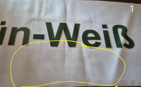 Fan-Schal1 TSG mit Fehlern