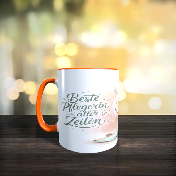 Tasse mit Spruch: Beste Pflegerin
