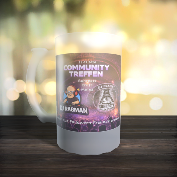 Bierglas zum Commtreffen 21.03.2026