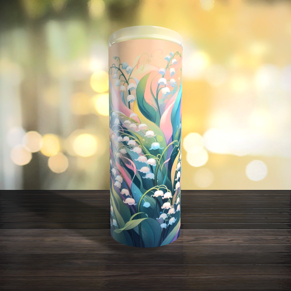 Thermo-Tumbler/Becher ca. 350ml Blumen1