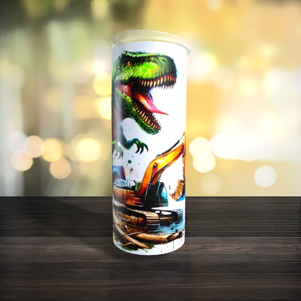Thermo-Tumbler/Becher DinosauerierTrucks1