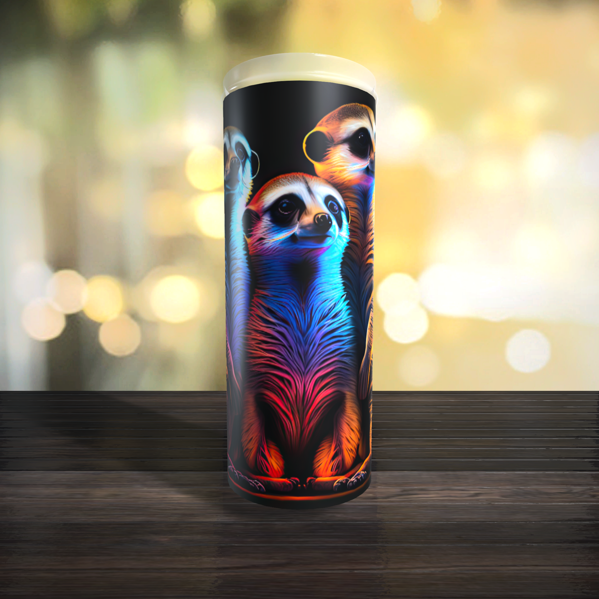 Thermo-Tumbler/Becher Erdmännchen1