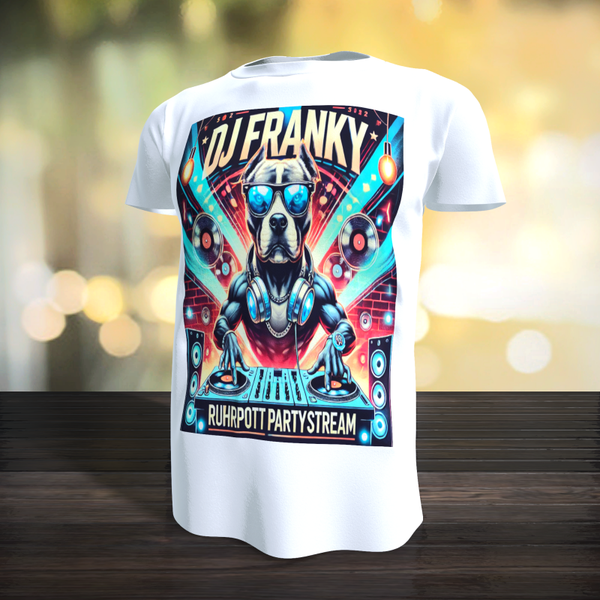 T-Shirt Cotton Touch weiß mit Logo1