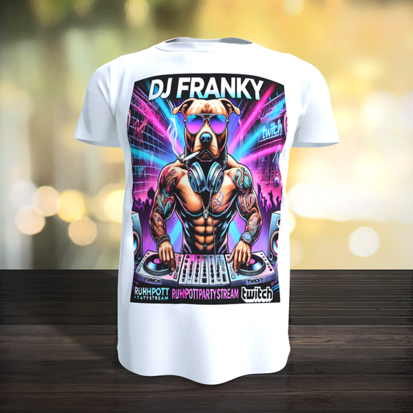 T-Shirt Cotton Touch weiß mit Logo2