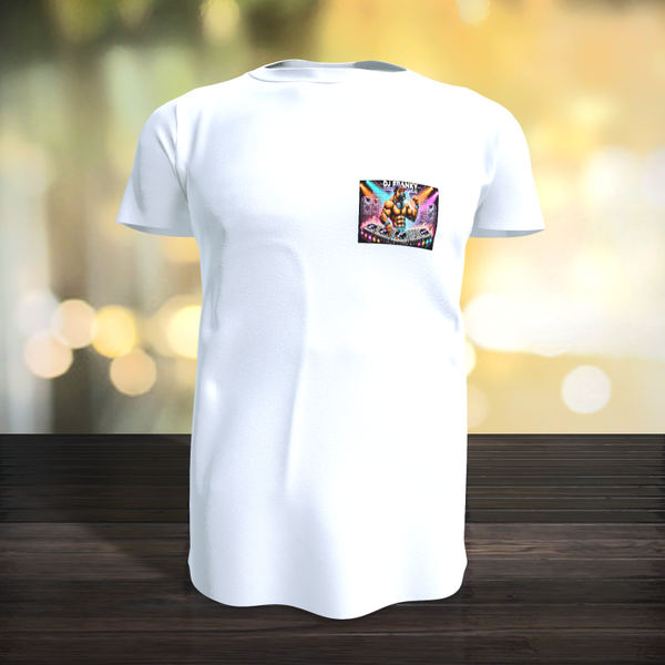 T-Shirt Cotton Touch weiß mit Logo4