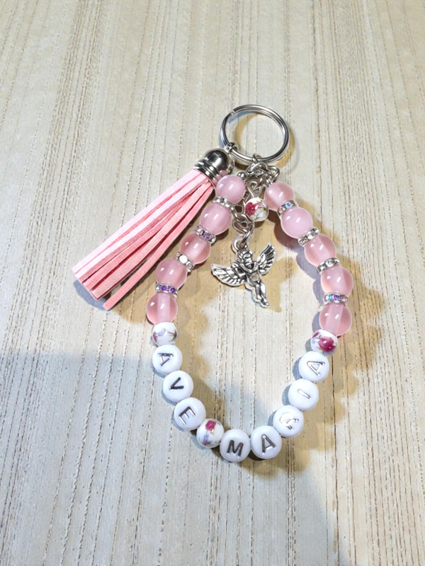 Porte clé chrétien avec inscription