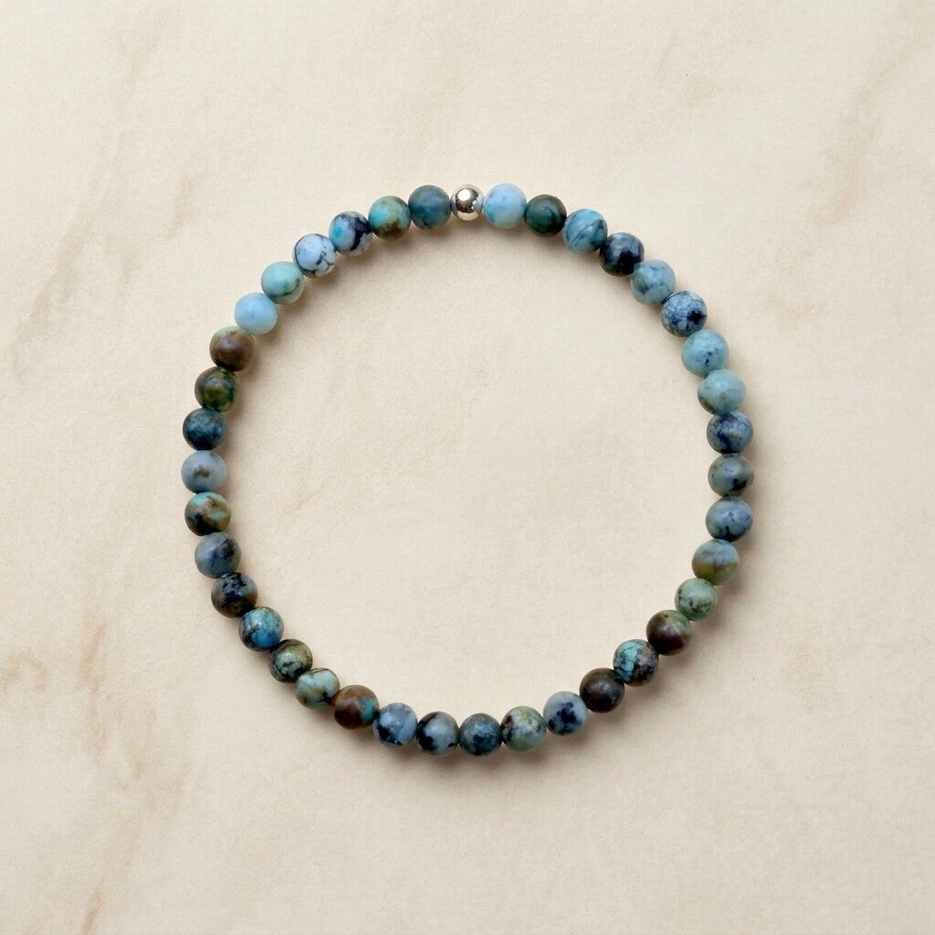 African Turquoise Stacker Bracelet