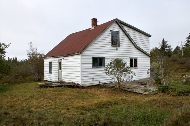 Cape Cod abandoned farmhouse