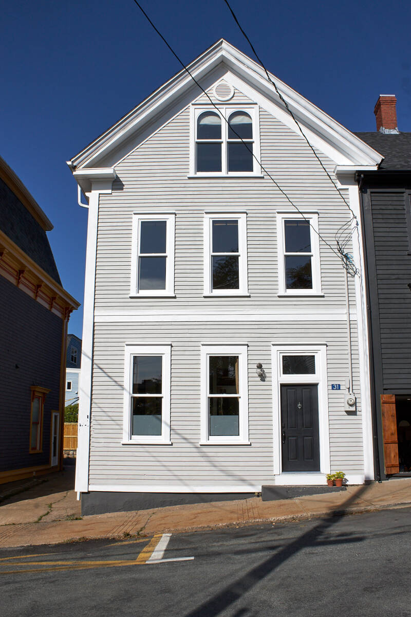 Front elevation after renovation