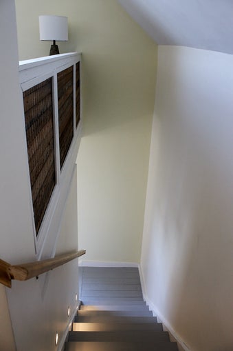 Stairs from bedroom floor
