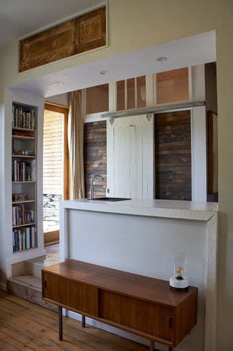 Wet bar and utilities