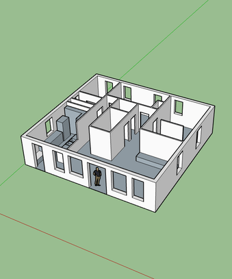Sketch Up layout rendering