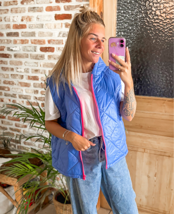 COMFY COOLIO vestje - blauw/roze