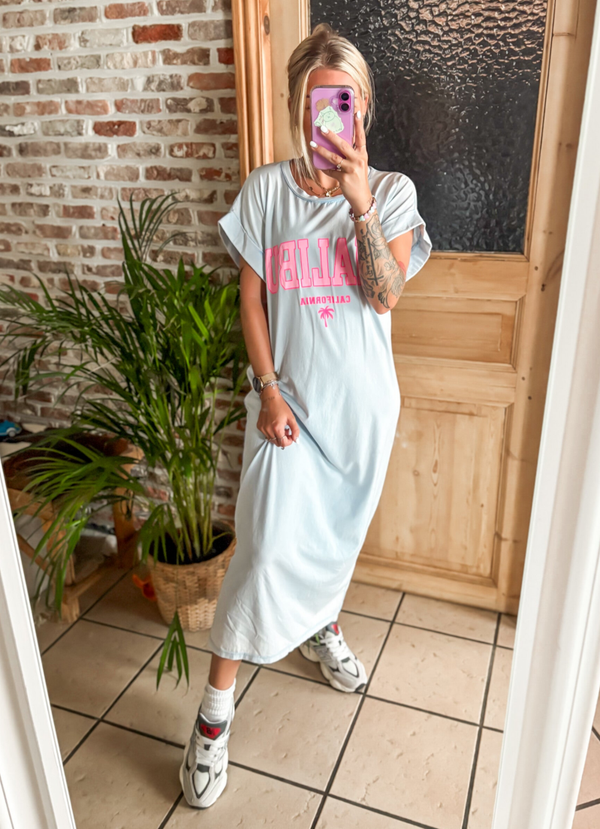 MALIBU dress - babyblauw