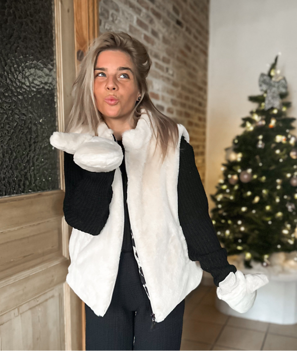 TWO FLUFFY - tweezijdig vestje leo