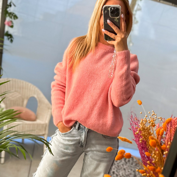 COMFY FINE pull - zalmroos