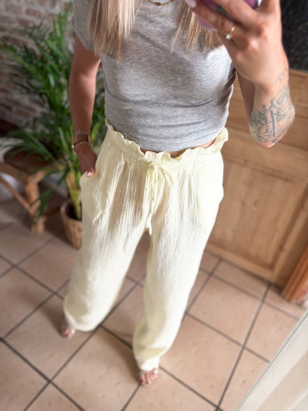 SUNNY TETRA broek - geel