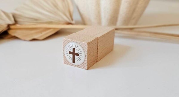 Magnetische kaartenhouder met kruis