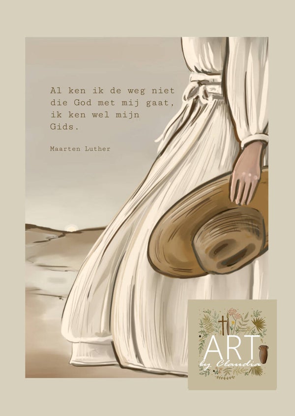 A4 Poster 'Al ken ik de weg niet'