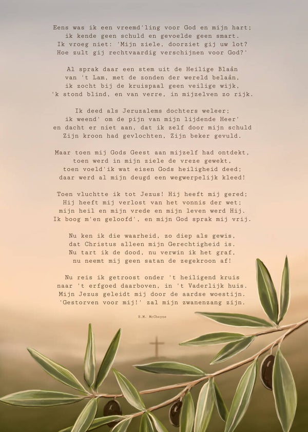 A3 Poster 'Eens was ik een vreemd'ling'