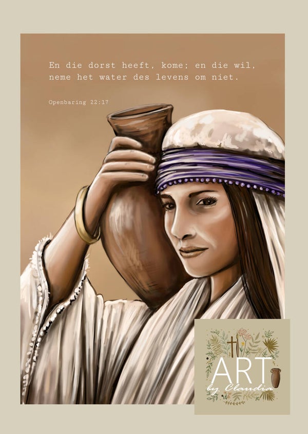 A5  Poster 'En die dorst heeft, kome'