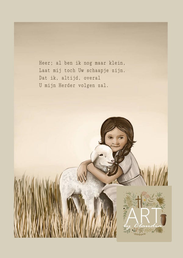 A4 Poster 'Heer; al ben ik nog maar klein'