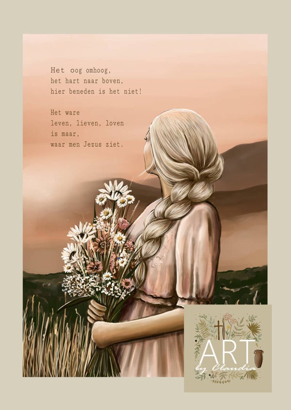 A5 Poster 'Het oog omhoog'