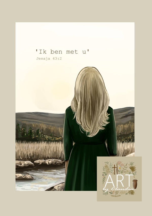A4 Poster 'Ik ben met u'