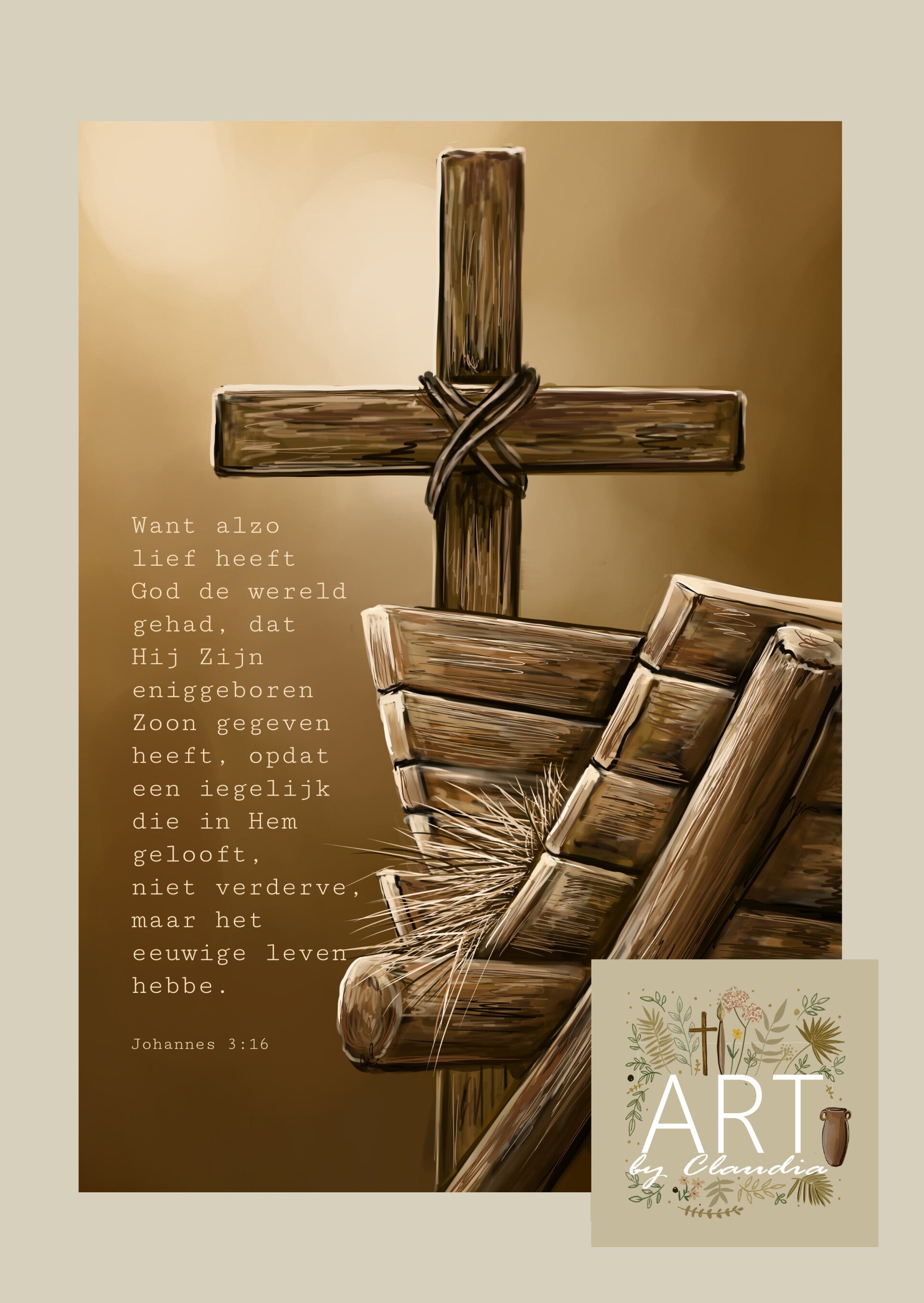 A5 Poster 'Want alzo lief'