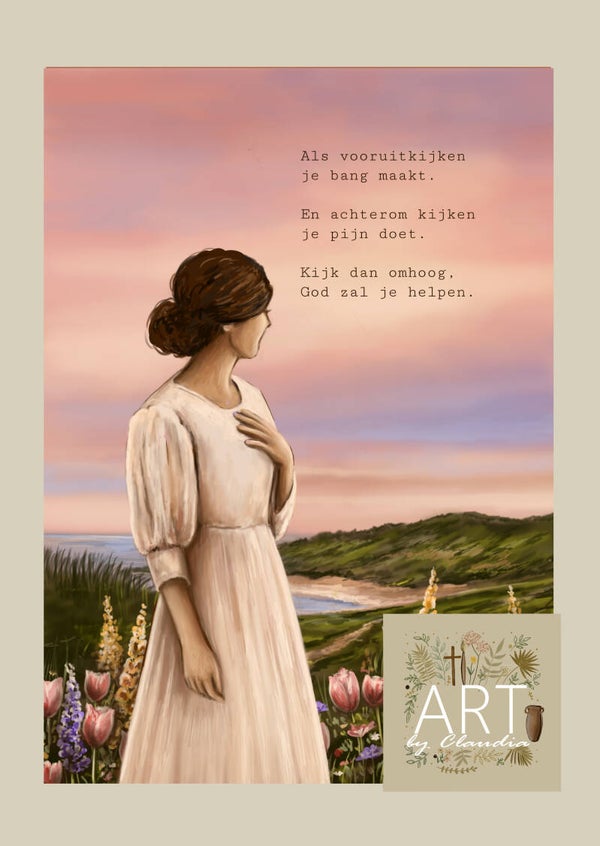 A4 Poster 'Kijk dan omhoog'