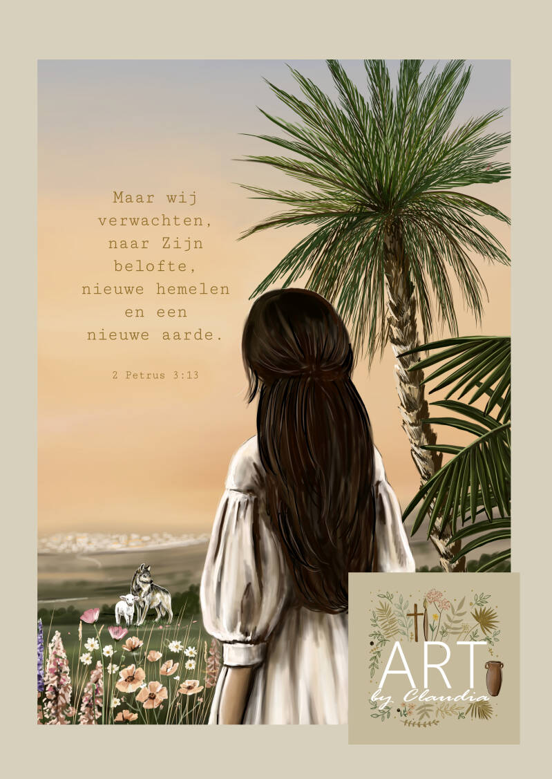 A4 Poster 'Nieuwe hemelen en een nieuwe aarde'