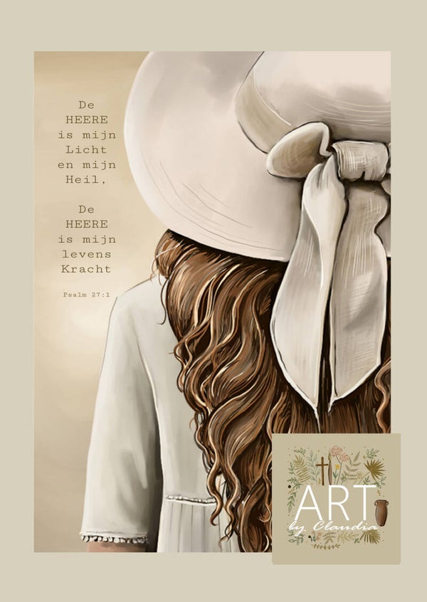 A4 Poster 'De HEERE is mijn Licht'