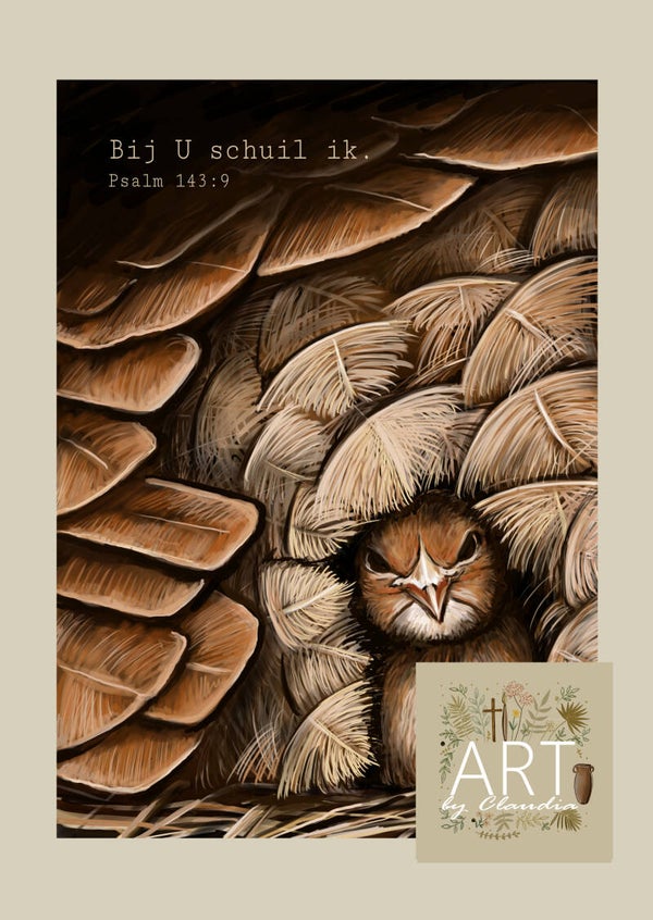 A4 Poster 'Bij U schuil ik'