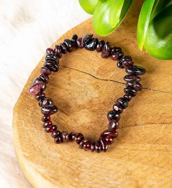 Granaat Splitarmband